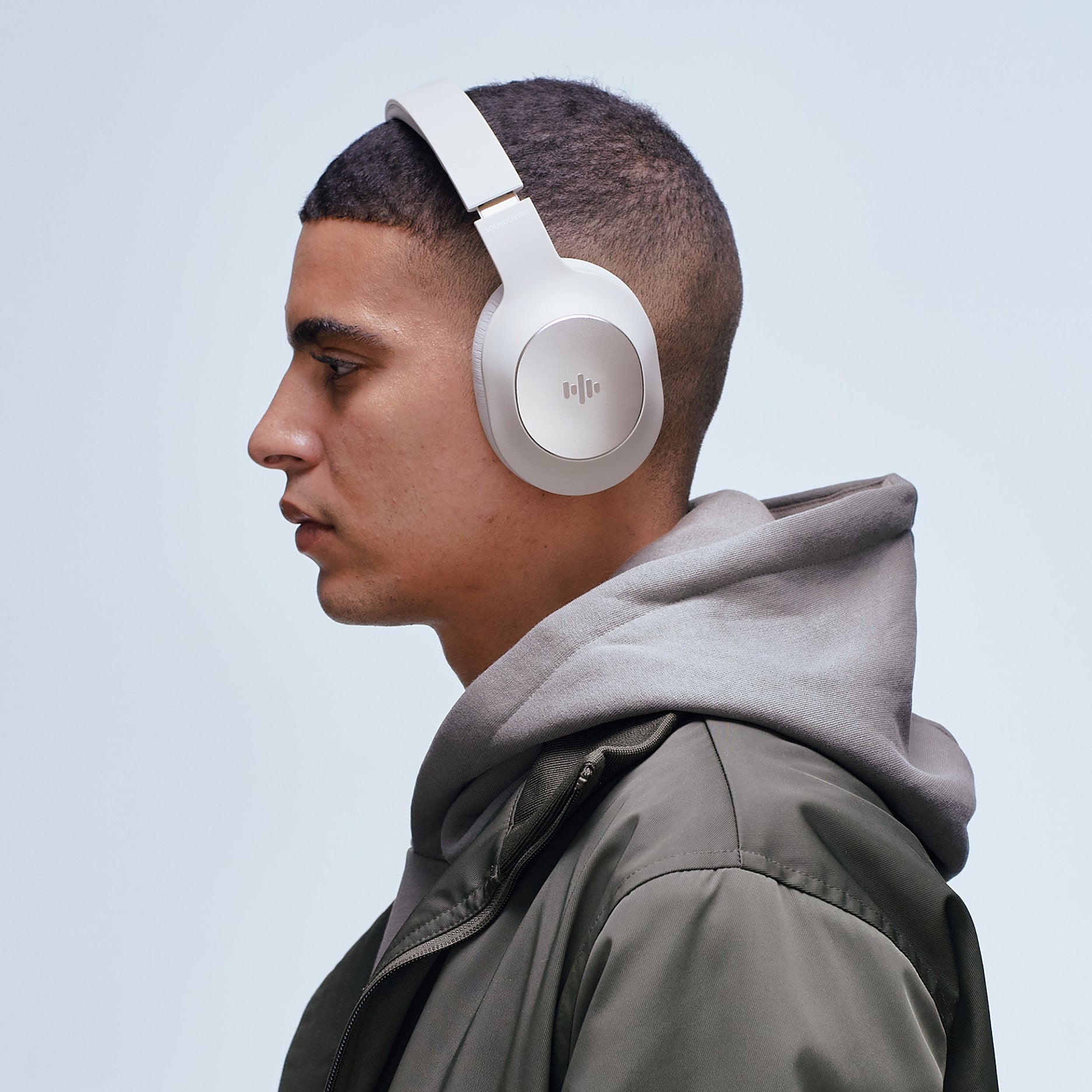 Wave høretelefoner trådløs beige